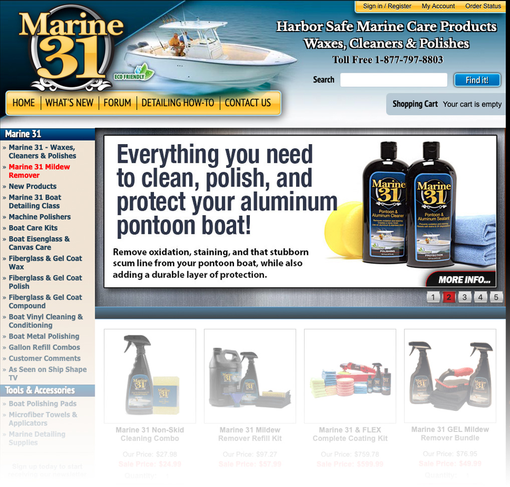 Marine 31 Boat Care Products